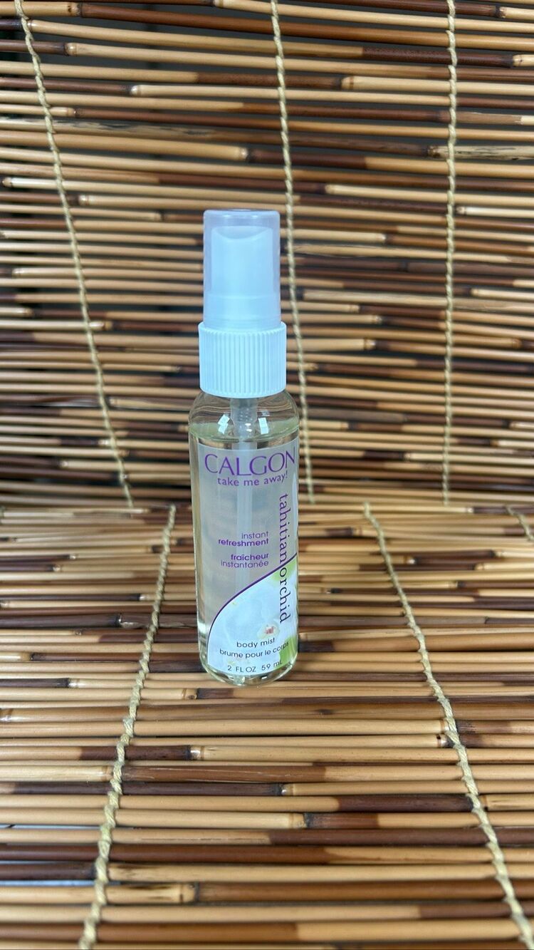 Vintage CALGON Take Me Away Ahh Spa Tahitian Ginger Body Mist Spray 2 Oz NOS